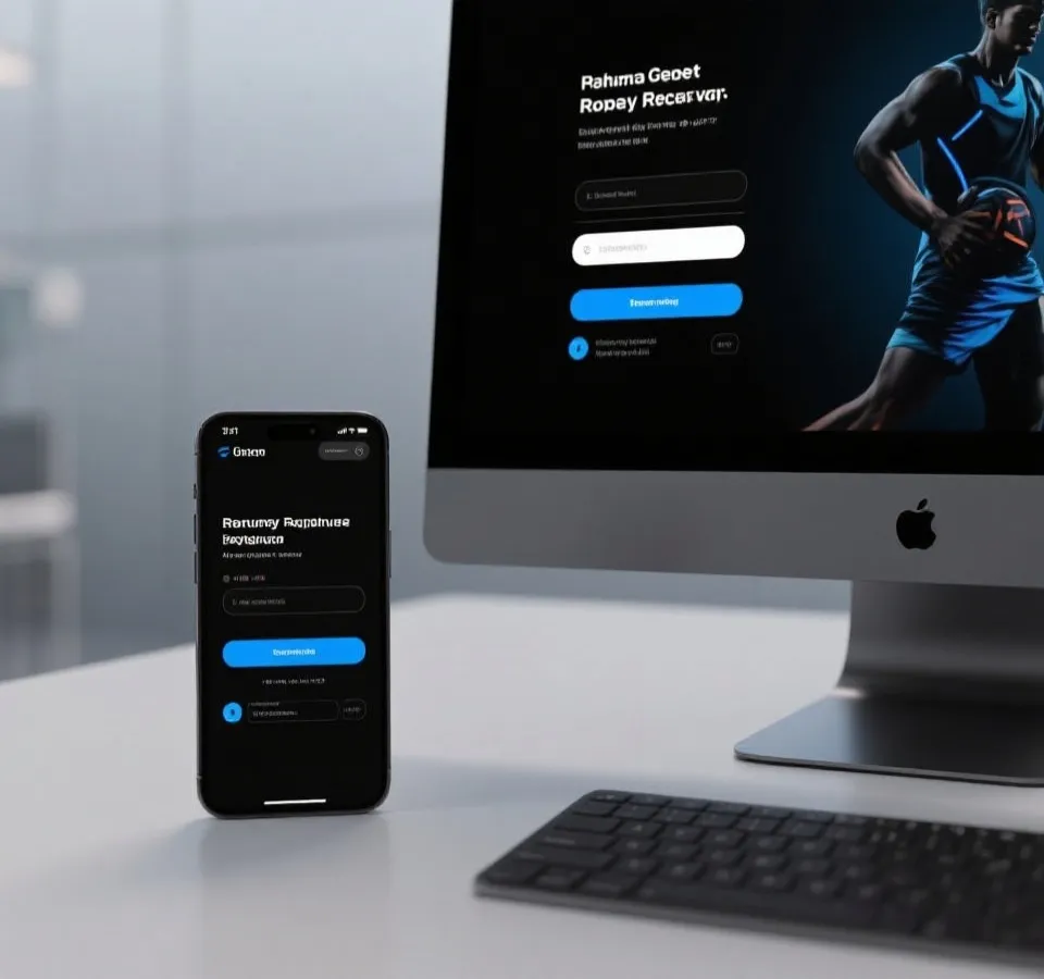 响应式注册入口界面展示